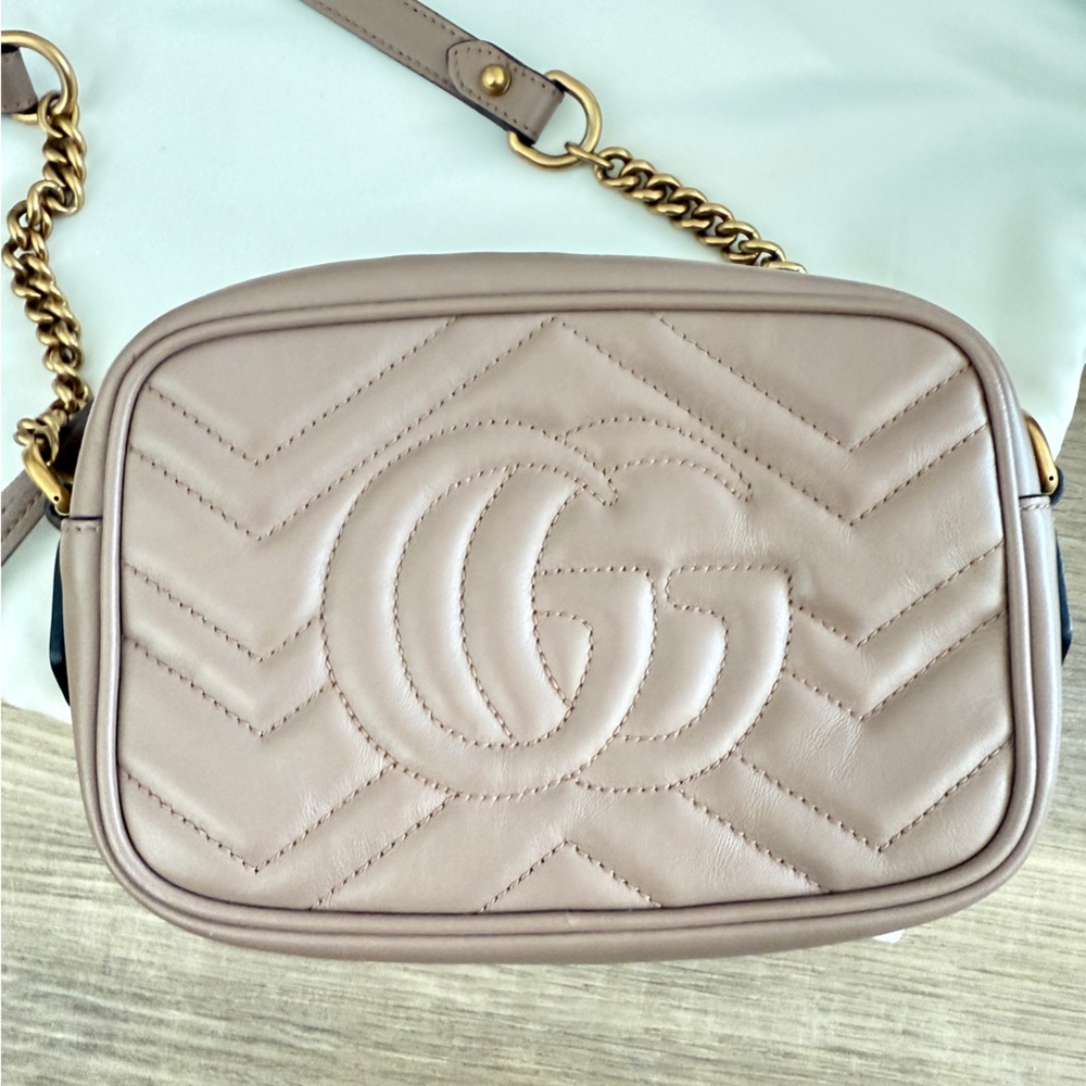 Gucci mini GG Marmont chain shoulder bag - Picture 4 of 11